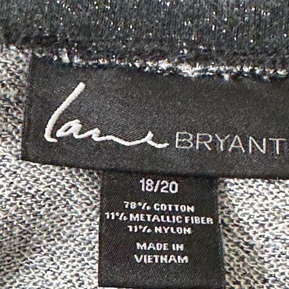 Lane Bryant sz 18 - 20 tunic in a charcoal with a slight tweed With accent - Picture 14 of 16